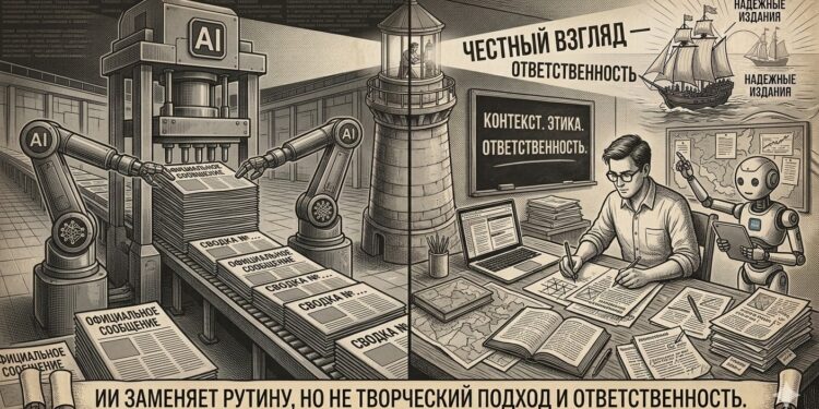 Не заменит, а рассудит: как ИИ меняет профессию журналиста